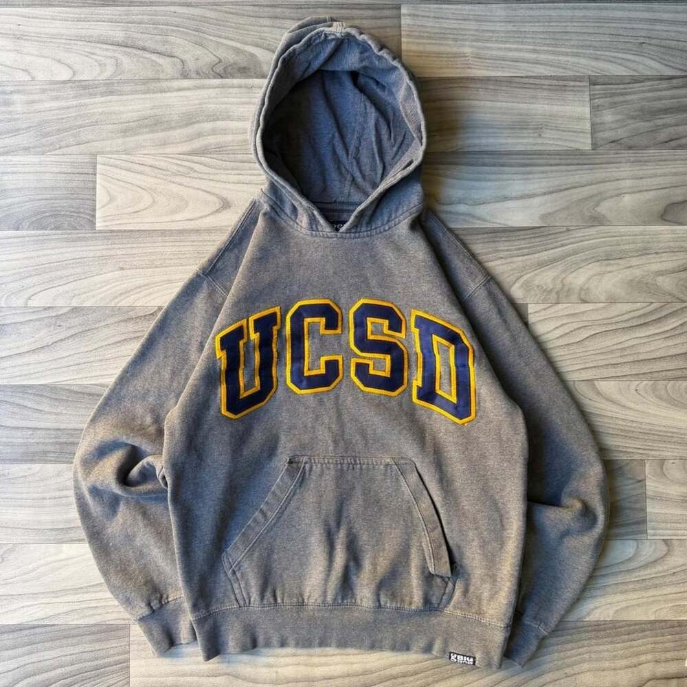 Gear For Sports UCSD Big Cotton College Hoodie Grey